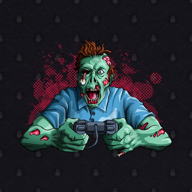 Zombie Video Gamer Halloween Gaming Controller Costume by Blink_Imprints10